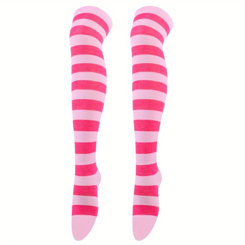  Mfacl Calcetines altos para mujer, calcetines hasta la rodilla,  Lolita, calcetines largos de encaje, con volantes y media de rodilla, para  cosplay, niñas, primavera, otoño y primavera, calcetines largos de algodón (