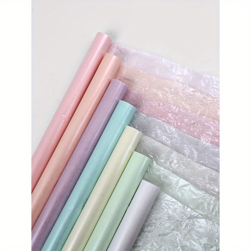 Pearlescent Waterproof Flower Bouquet Tissue Wrapping Paper