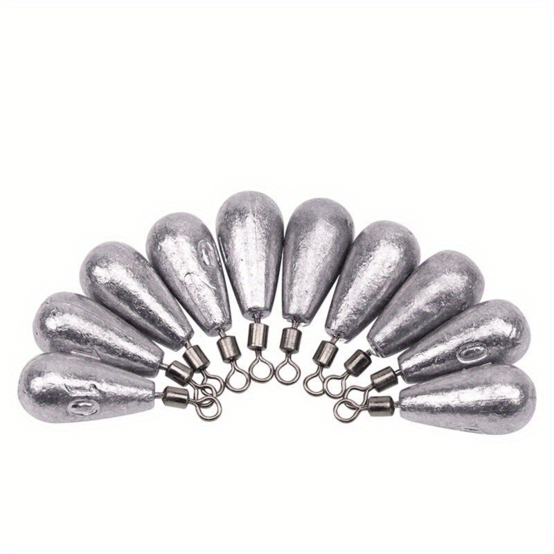 

10pcs Quick Release Fishing Weight Sinker, Hook Connector And Sinkers, Fishing Tackle Accessories