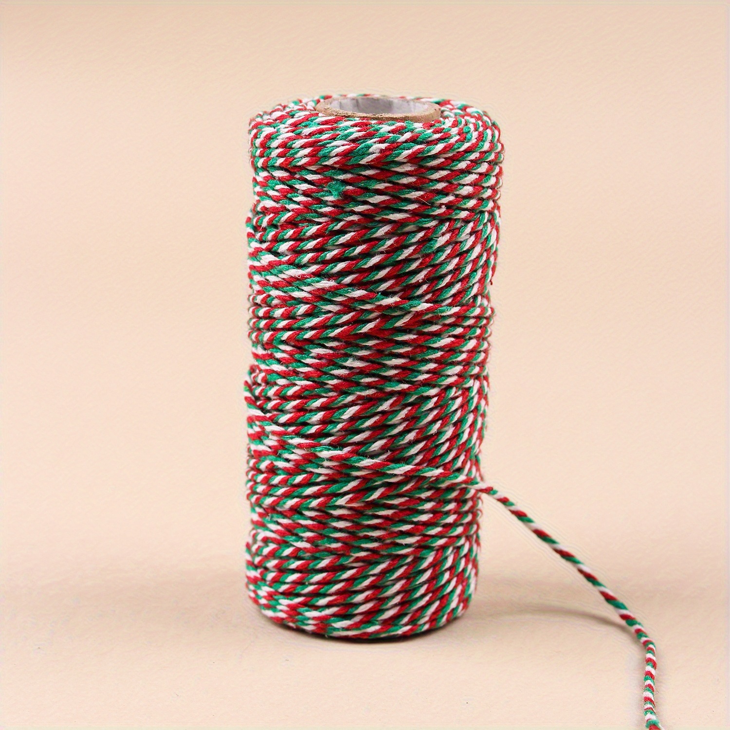 3 Roll Christmas Twine Cotton String Rope Cord For Gift Wrapping