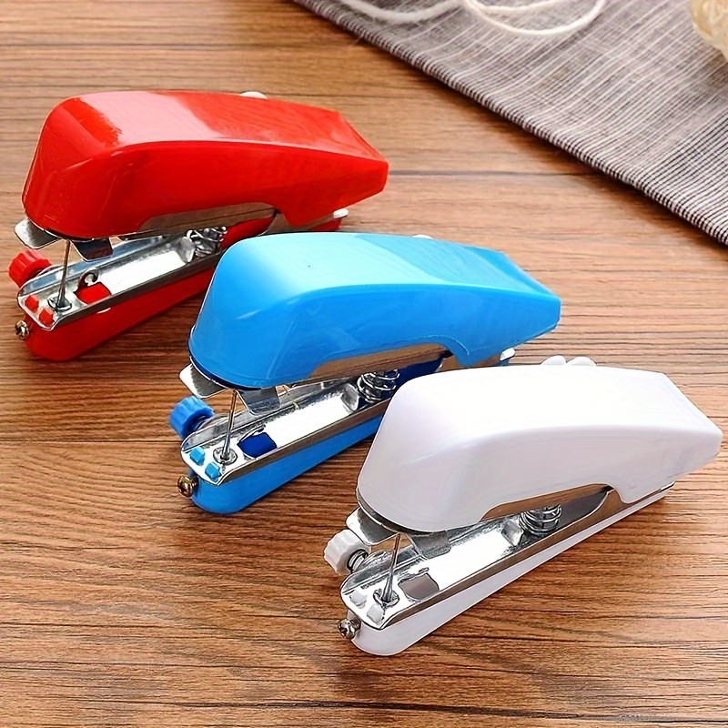 Buy AKHI Easy to Use Built-in 2 Stitches Mini Hand Stapler Sewing