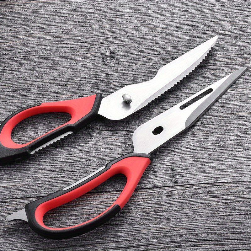 1pc Kitchen Poultry Shears, Multi-purpose Sharp Stainless Steel Kitchen  Scissors, Meat And Vegetable Grill Scissors, Chef Cooking Scissors