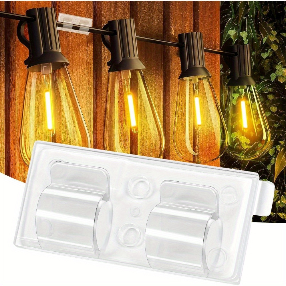 Hooks Outdoor String Lights Clear String Light Clips - Temu Canada