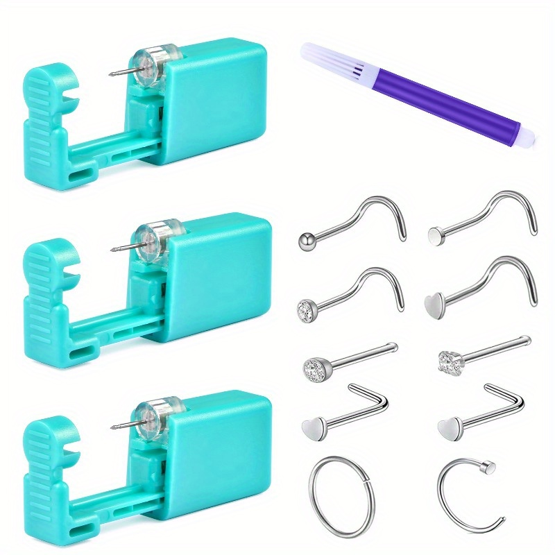 Nose hot sale piercing kits