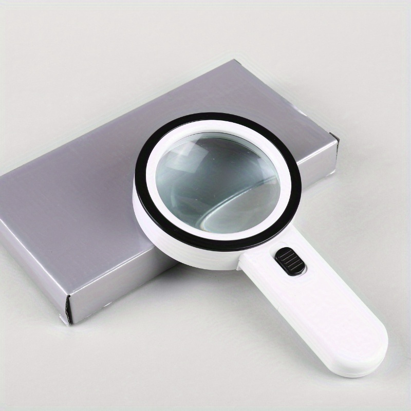 NEW Magnifying Glass+Light, 30X Handheld Large Magnifying Glass 12