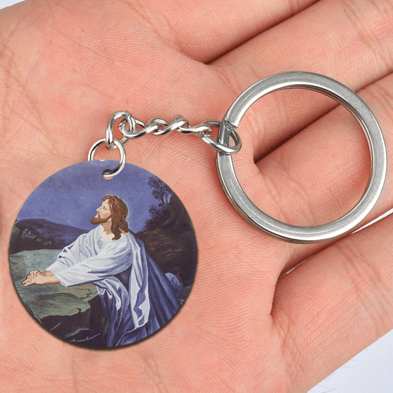 Romans 8:28 Keychain for Men Gifts for Men,Temu