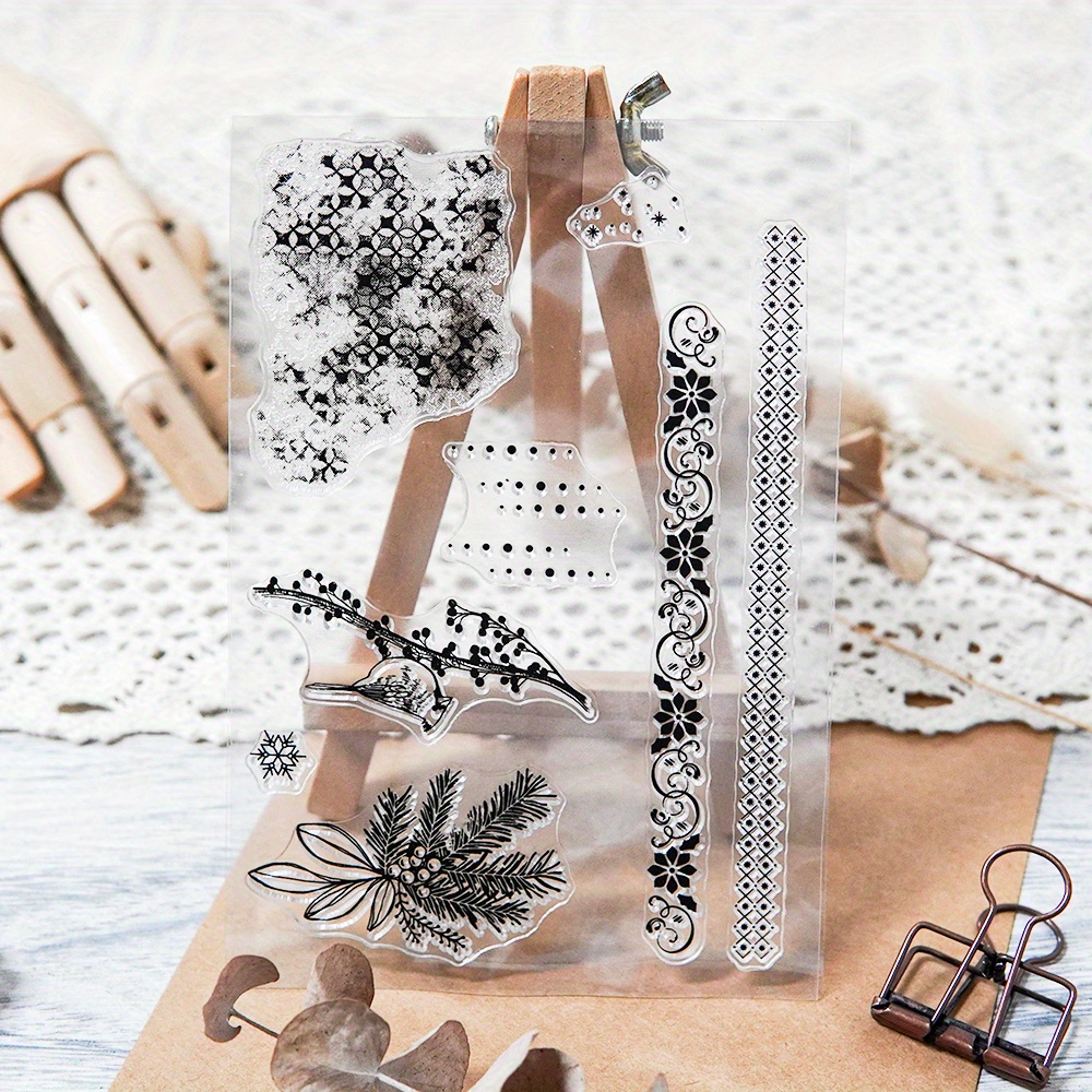 Winter Mailbox Silicone Clear Stamps For Diy Embossed Paper - Temu