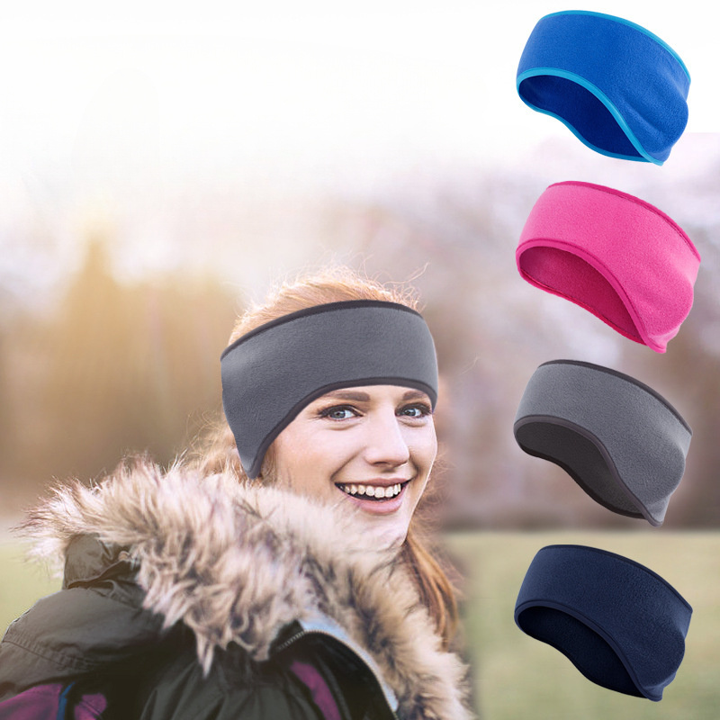 Winter Fleece Headband Sport Earmuffs Windproof Stretchy Ear - Temu Canada