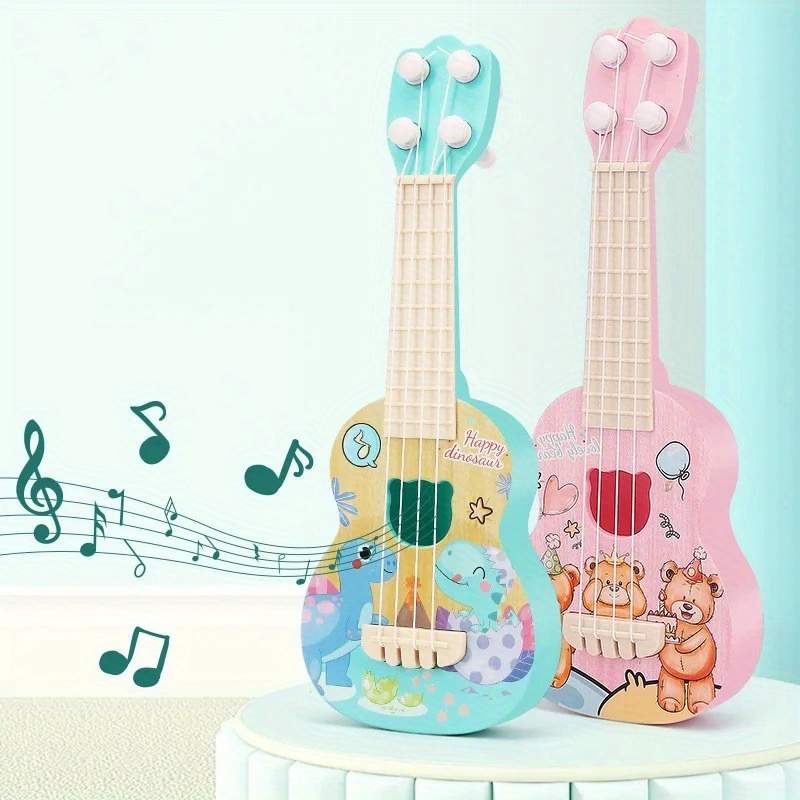 Kids Toy Instrument De Musique Pour Bébé Jouets Ukulélé - Temu France