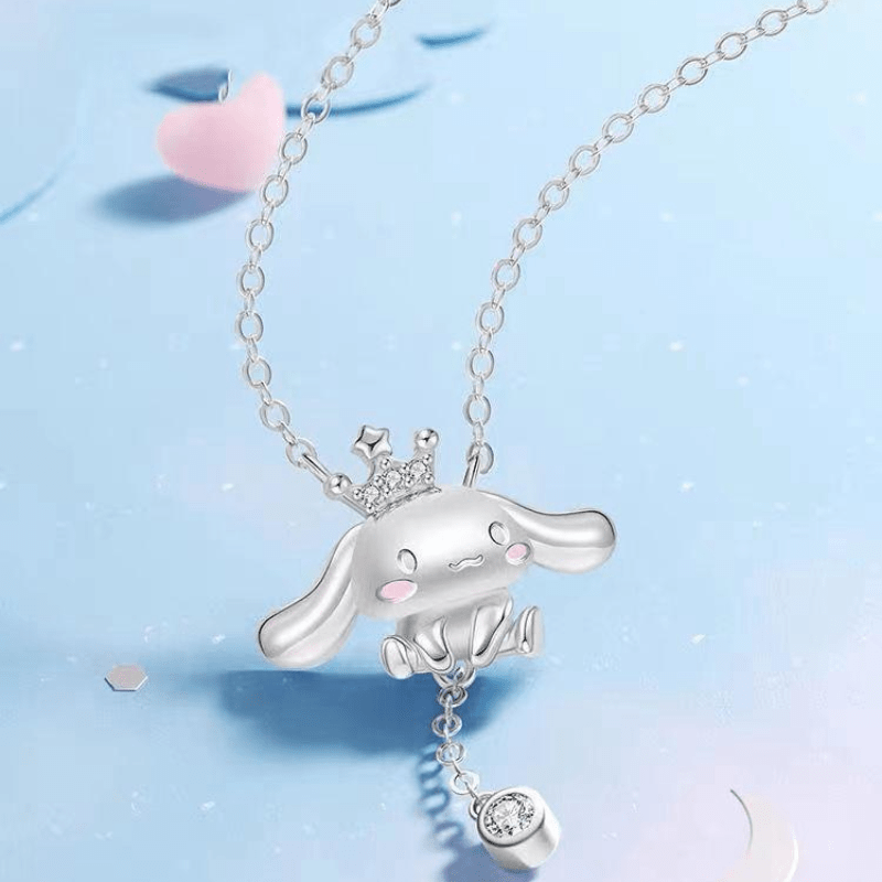Necklace Kawaii Cinnamoroll Anime Cartoon Necklace Cute Cinnamoroll Metal  Enamel Pendant Neck Chain Party Jewelry Gift - Temu Austria