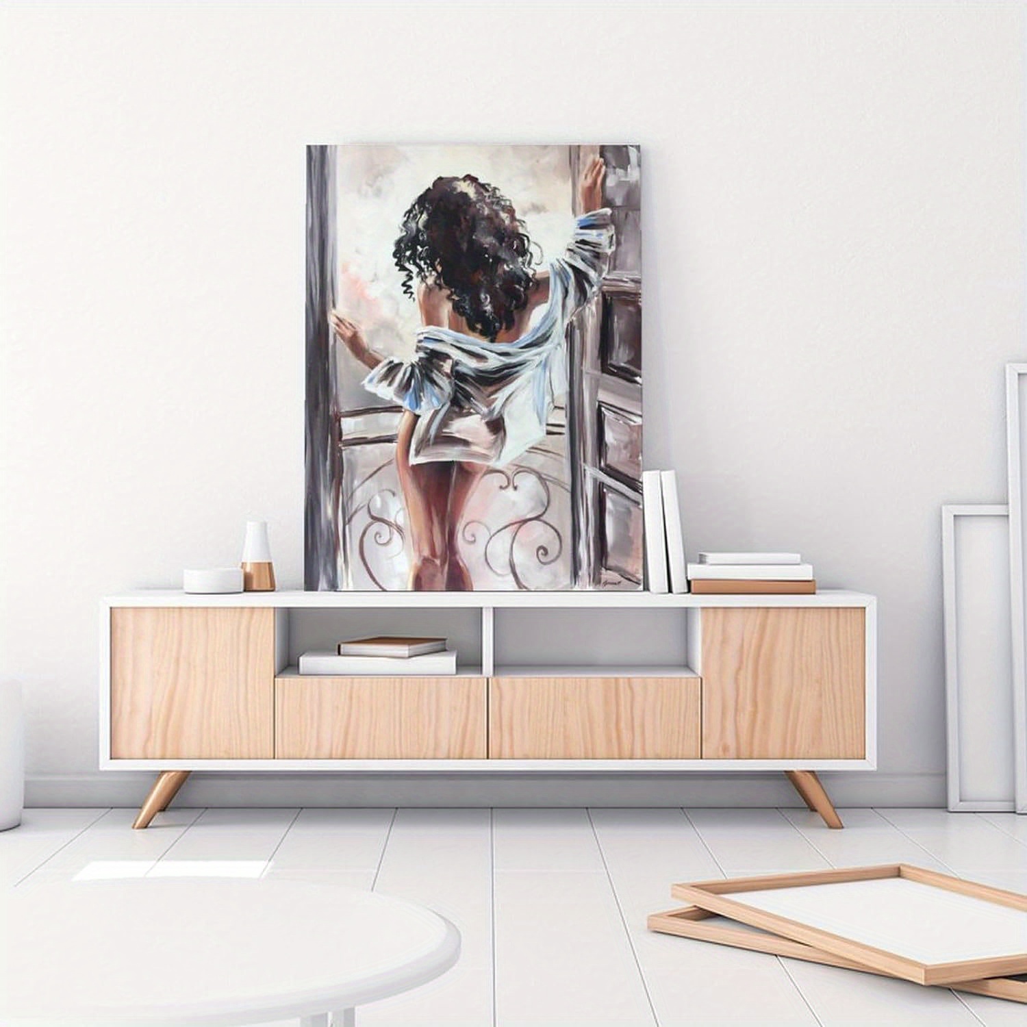 WSJIJY Impression sur Toile Peintre Turc Papier Peint Fille Peinture  Affiche Moderne Mur Art Toile Peinture Cadeau Unique pour Art Mur  Décoration De La Maison, comme Indiqué, 60X90 Cm sans Cadre 