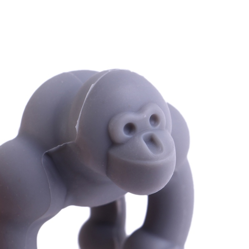 Creative Gorilla Pot Cover Prevent Overflow Chimpanzee Silicone Tea Bag  Holder Kitchen Gadgets