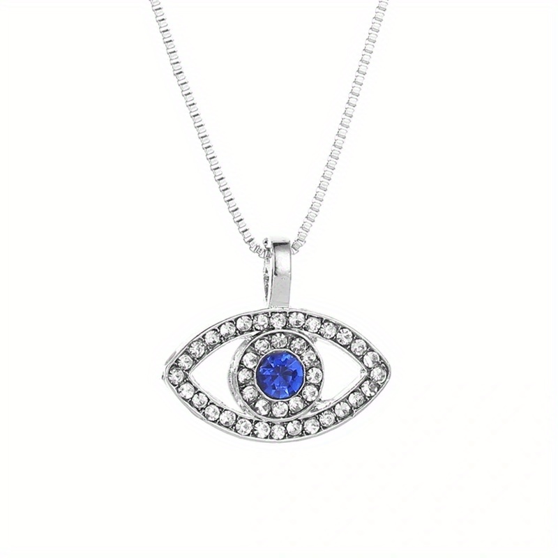 Devil's Eye Necklace with Sparkling Eyes