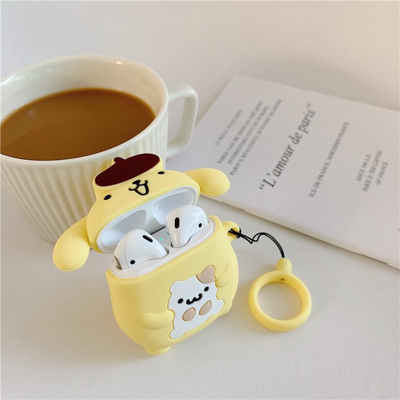 Sanrio Cinnamoroll Purin Cute For Airpods 3 Earphone Case 2 Styles Suitable  For Airpods 3rd Generation Case Kawaii Y2K Style Gift