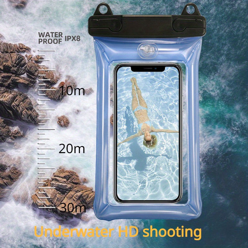 Floating Inflatable Waterproof Mobile Phone Bag High - Temu