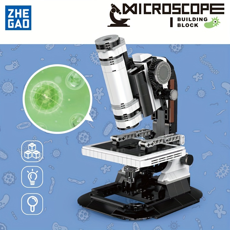 Microscope Portatif Pour Enfants, 60x à 180x Microscope De Poche éclairé  Par LED De Puissance Puzzle éducatif Science Jouet Mini Microscope Pour  Enfants 
