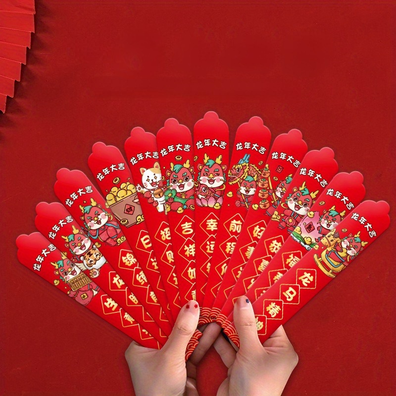  Red Envelopes Chinese 2023 12pcs,Chinese Red