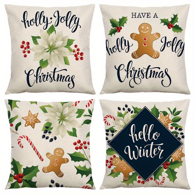 Christmas Decorations Christmas Pillow Covers - Temu