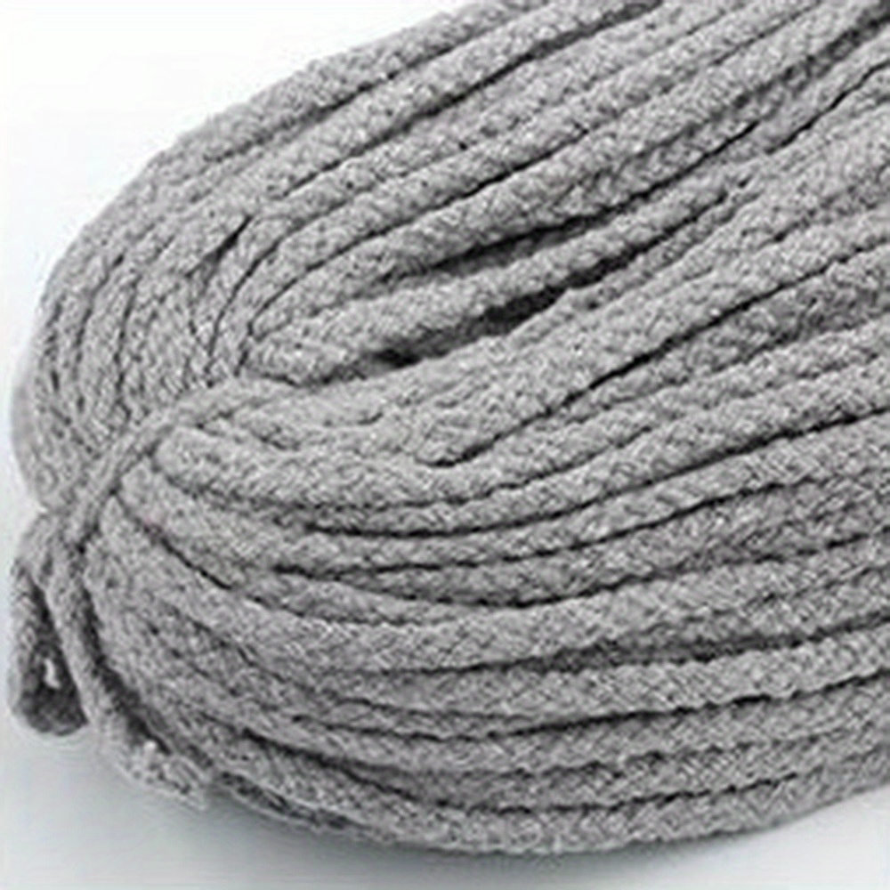 Monochrome Cotton Rope Diy Hand Woven Rope X 100yards - Temu