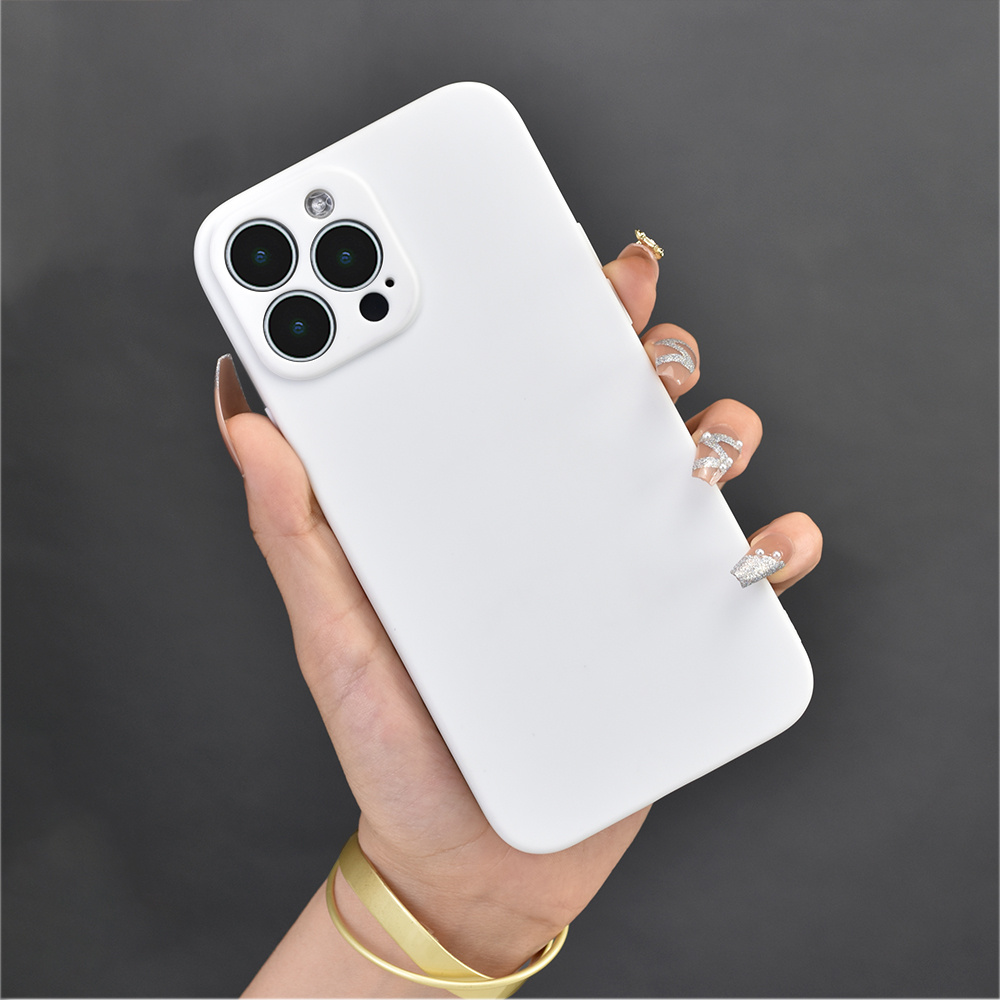 

Liquid Silicone Mobile Phone Case Full-body Protection Shockproof Tpu Soft Rubber Case Transparent White Black For Men Women For Iphone 15 14 13 12 11 Xs Xr X 7 8 Mini Plus Pro Max Se
