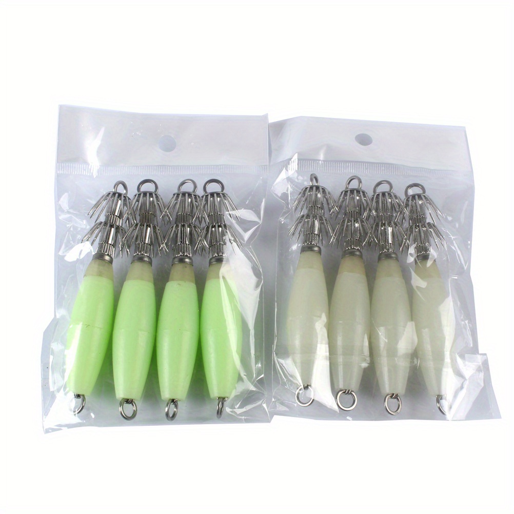 Luminous Squid Jig Hooks Jig Hard Bait Stainless Steel Hooks