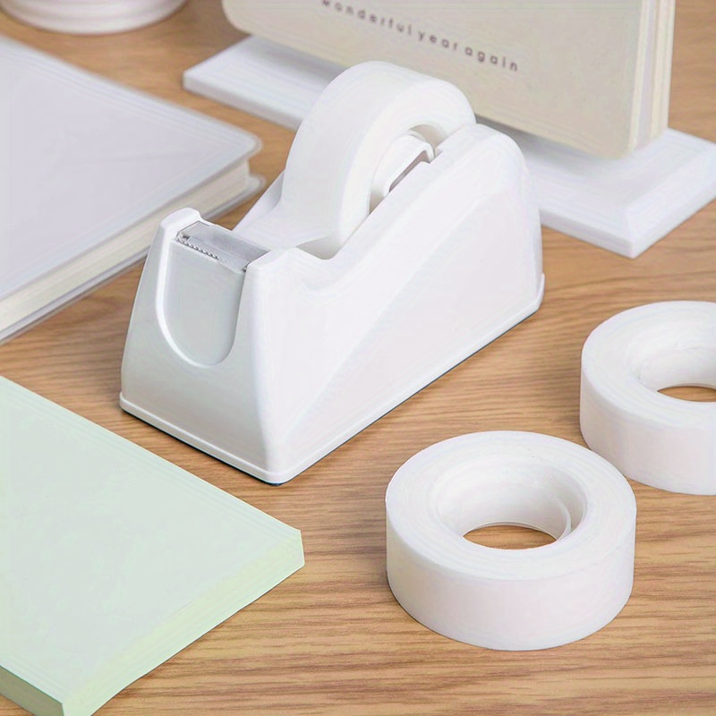 Tape Dispenser Desk With Tape Dispenser Packing Refills Tape - Temu