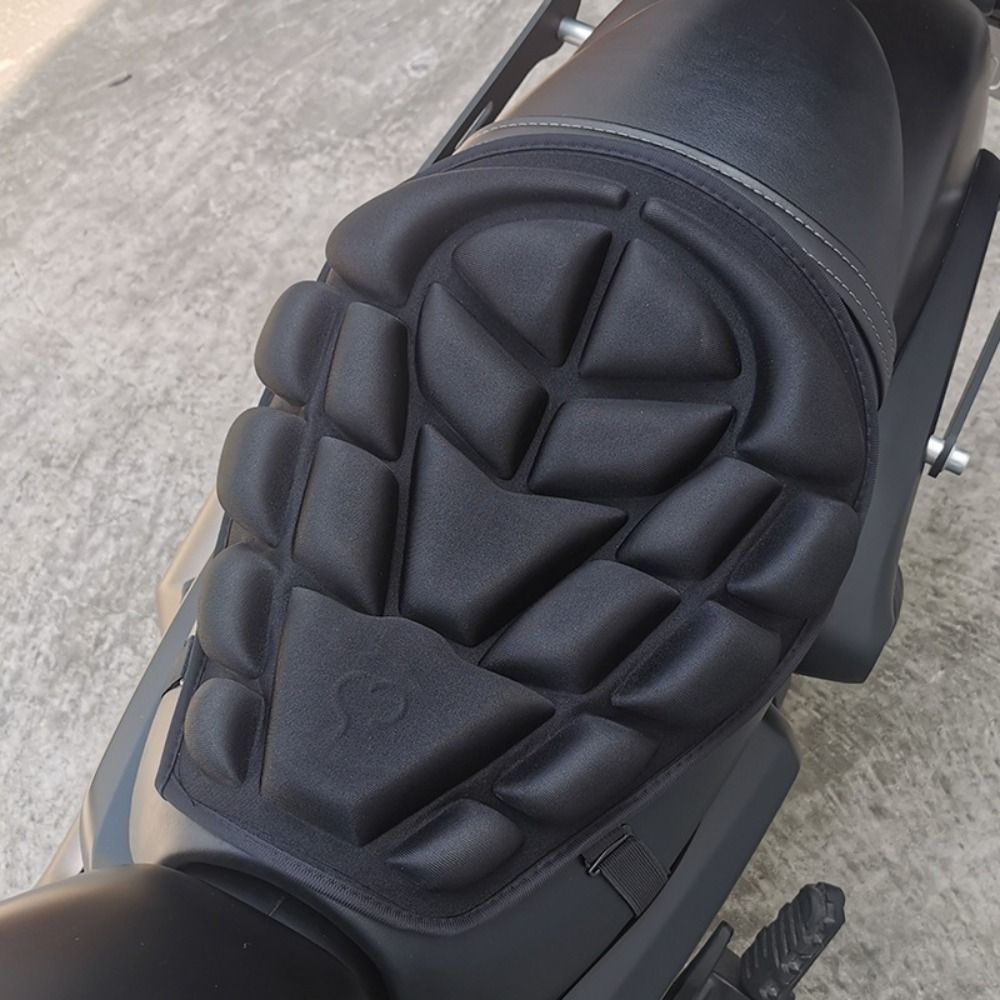 Motorcycle Seat Cushion Cover Adjustable 3d Breathable Mesh - Temu