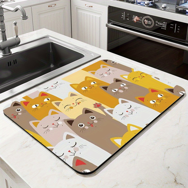 Animal Style Kitchens Absorbent Drying Mat For Kitchen Drying