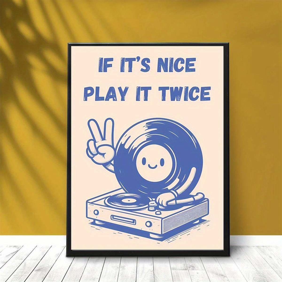 Vintage Record Player Poster - Vinyl record player 