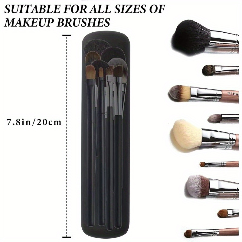 Waterproof Travel Cosmetic Brush Bag,1Pc Black Makeup Brush