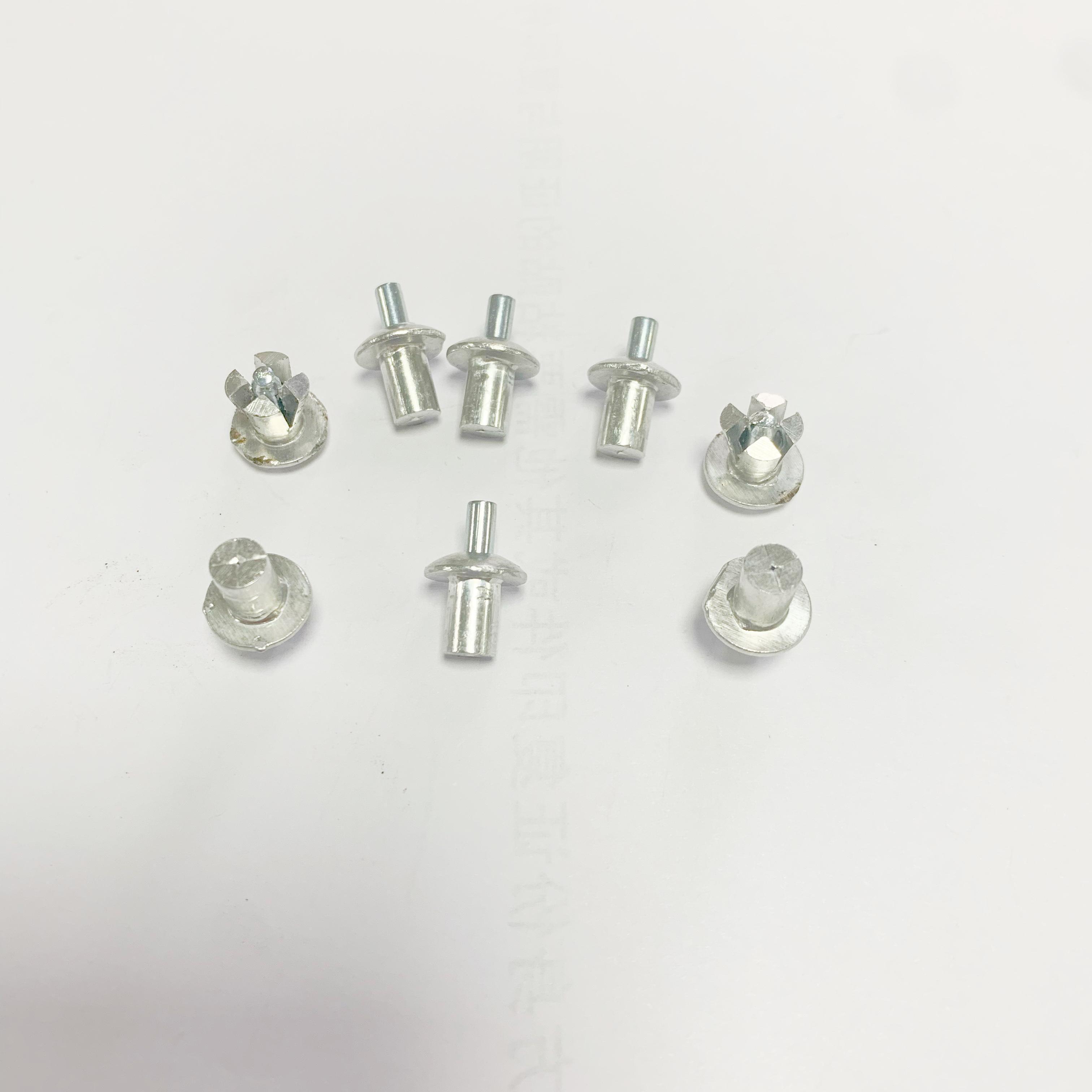 M4*6.4 Impact Type Expansion Aluminum Rivet Half Round Head Core Piercing  Fasteners Rivets