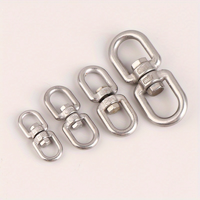 Heavy Duty 304 Stainless Steel Swivel Ring Double Ended - Temu