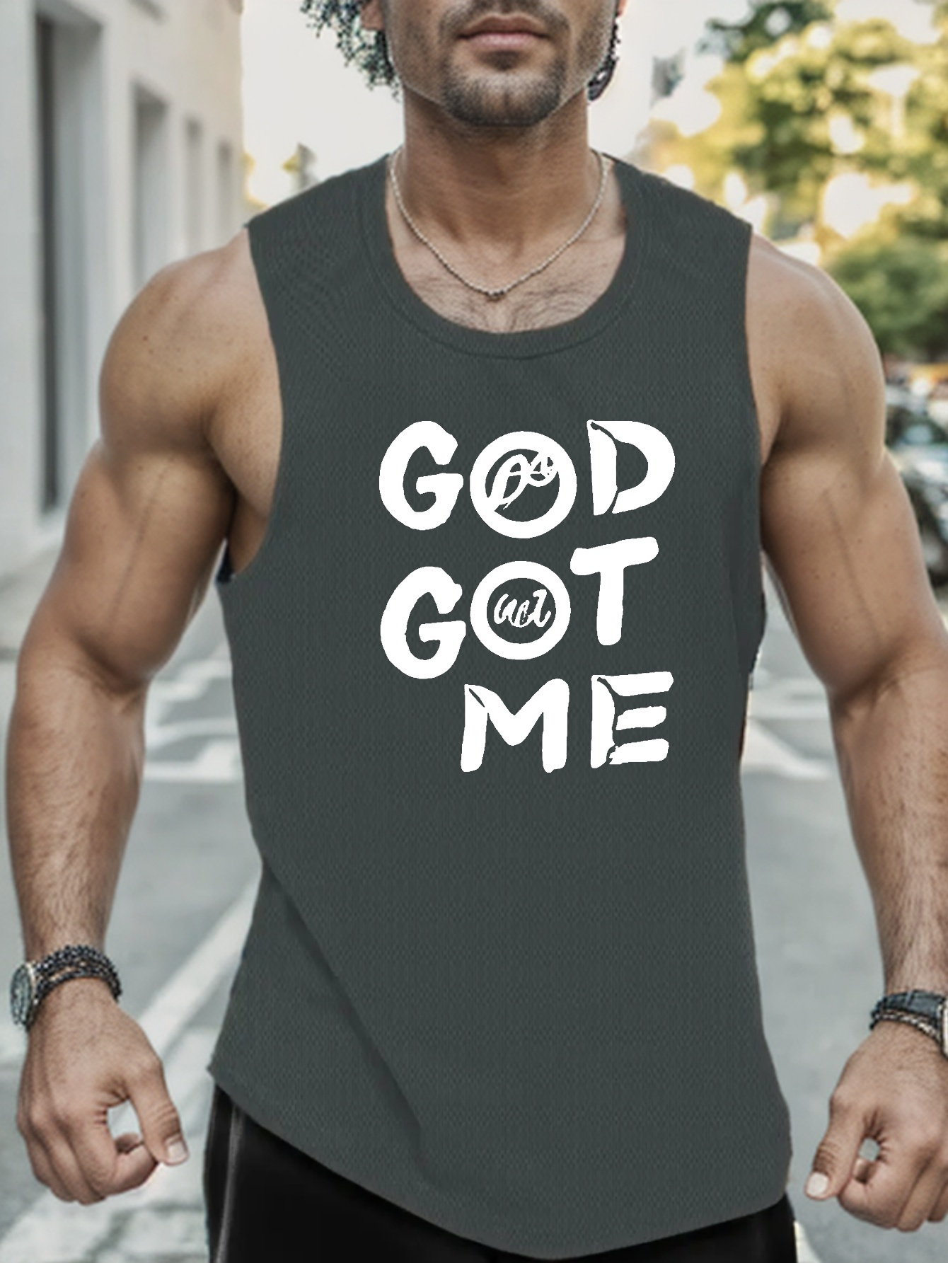 Men's Solid Tank Tops Summer Clothing Gym Bodybuilding Training Fitness  Sleeveless Muscle T Shirts Slim Fit Workout Vest Tshirt Top