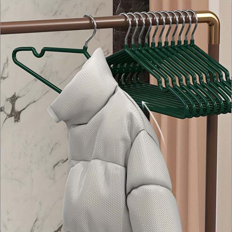 Plastic Hangers - Space Saving Notched Hangers by