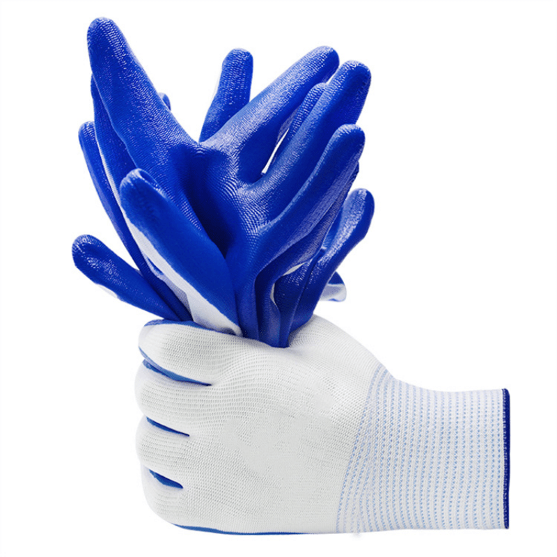 24 Pairs Gardening Gloves for Men Women Rubber Coated Work Gloves Garden  Gloves Safety Work Gloves Construction Gloves