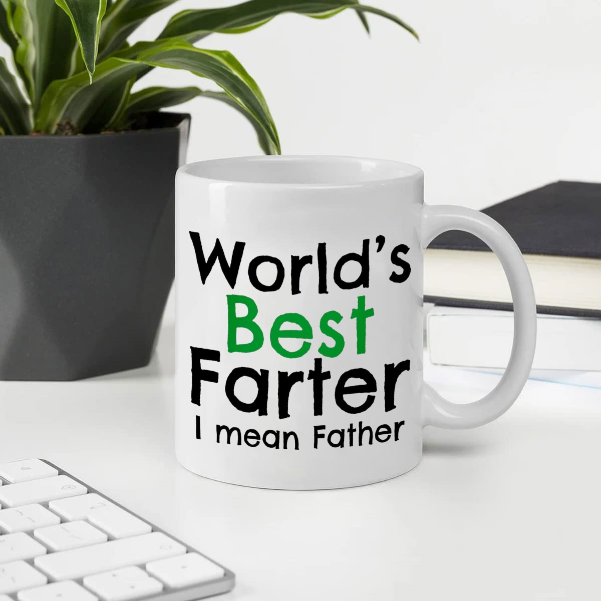 Worlds best farter ~ mean father ~ Fathers Day Gift ~ Dad Mug ~ Dad  Birthday ~ Dad Coffee ~ Gift for Dad ~ first fathers day by the T bird :  : Home & Kitchen