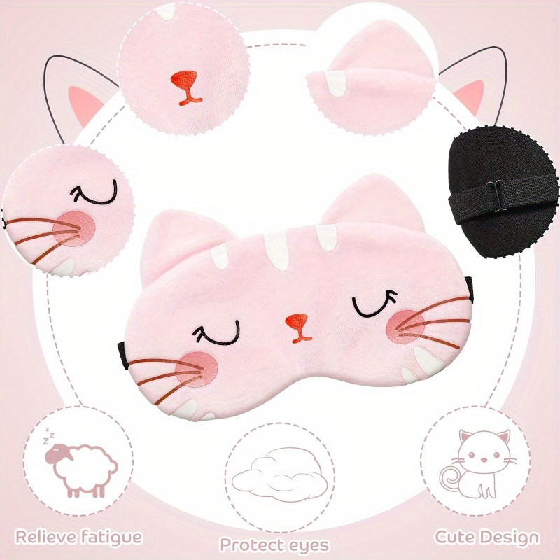 Cartoon Character 3 Styles Sleep Eye Mask Ice Pack Inside - Temu