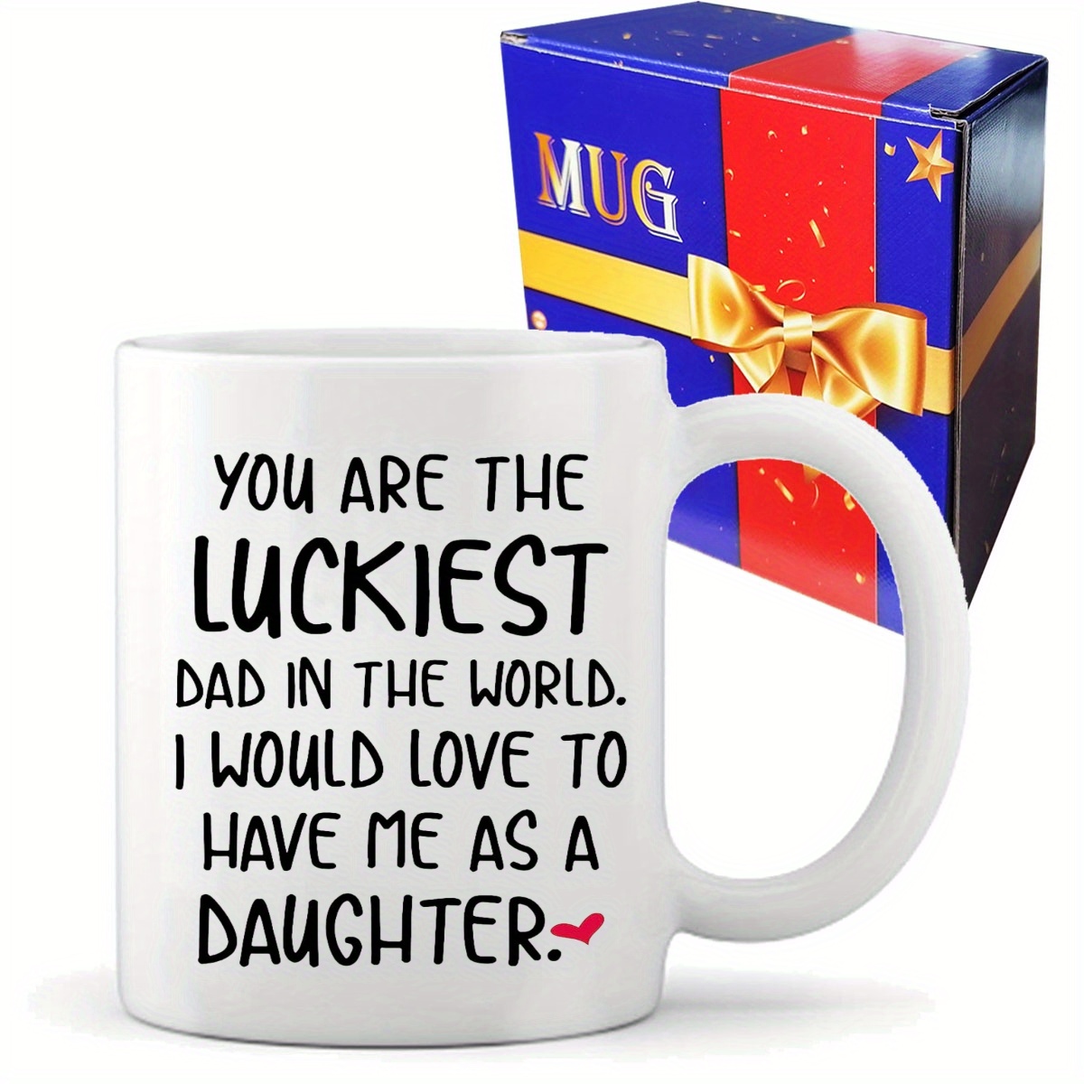 You are the luckiest store dad in the world mug