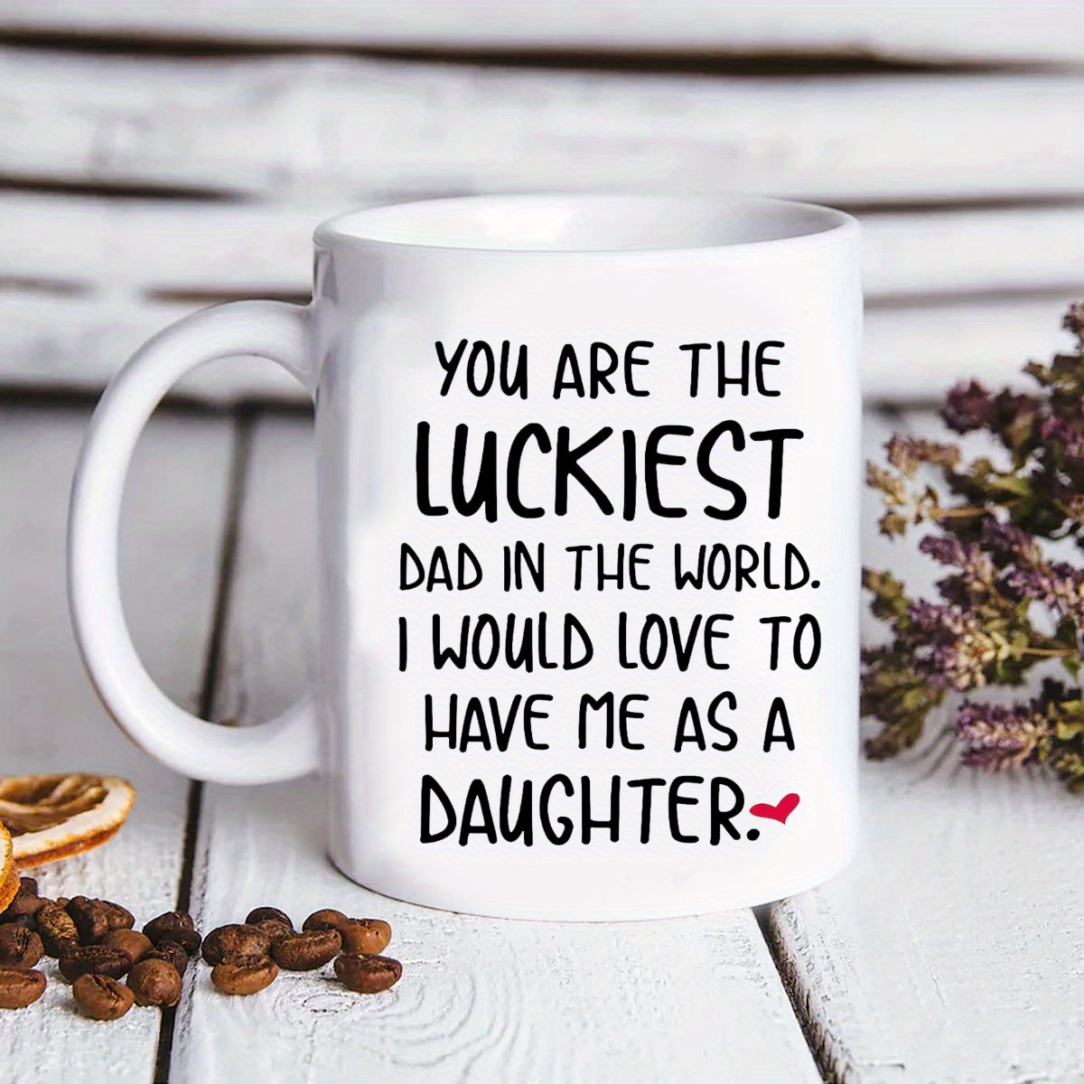 You are the luckiest best sale dad in the world mug