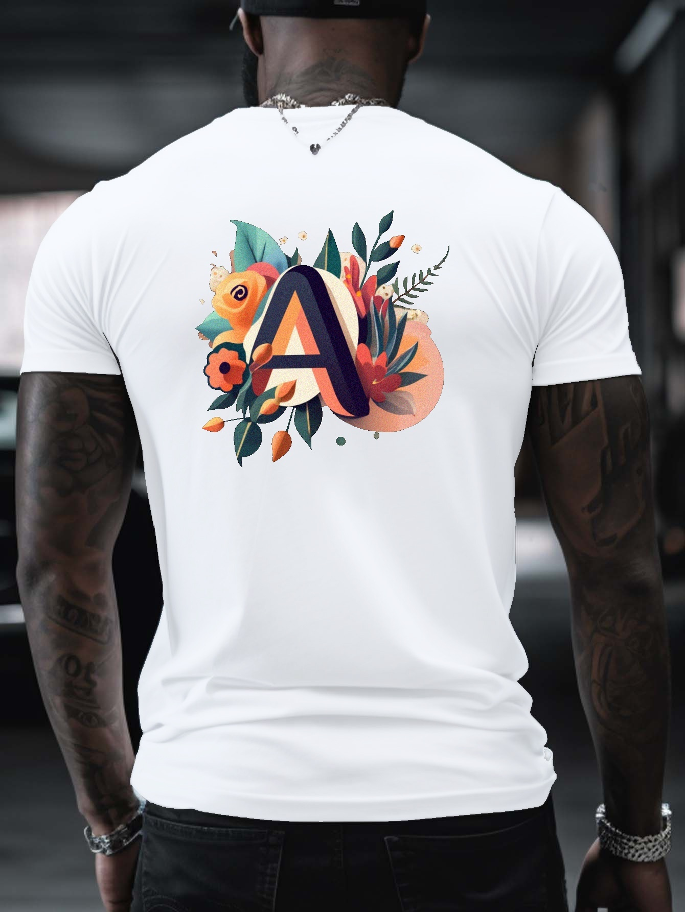 Camisetas con flores online para hombre