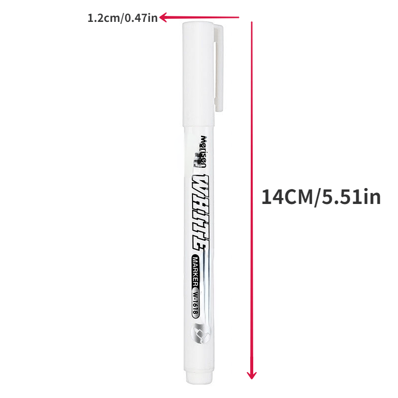 Acrylic White Permanent Paint Pen White Marker Pen Oily Thin - Temu