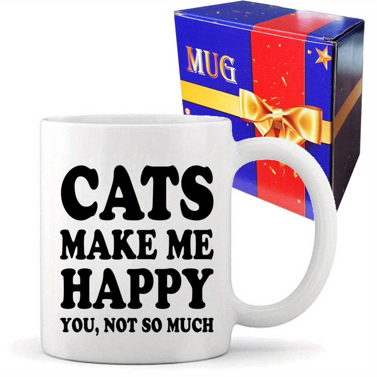 1pc Taza Divertida Mejor Mamá Gato Mundo Amantes Gatos 11 Oz - Temu