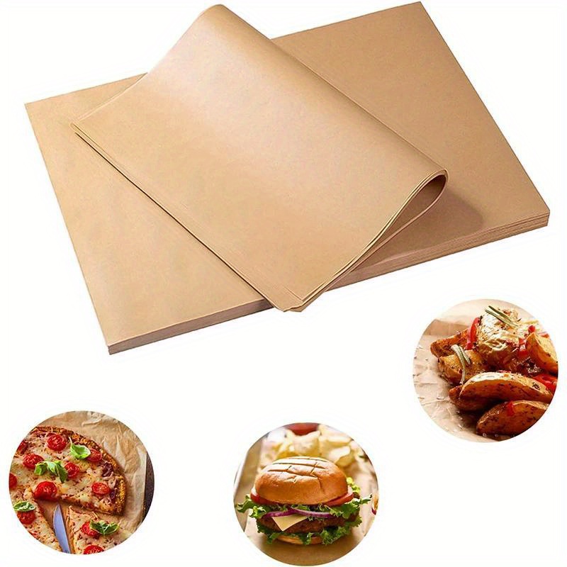 Parchment Paper Baking Sheets Non-stick Precut Baking Parchment Baking Paper  Will Not Curl Burn Wax Paper Kitchen Stuff Kitchen Accessories Baking  Supplies Halloween Christmas Party Favors - Temu