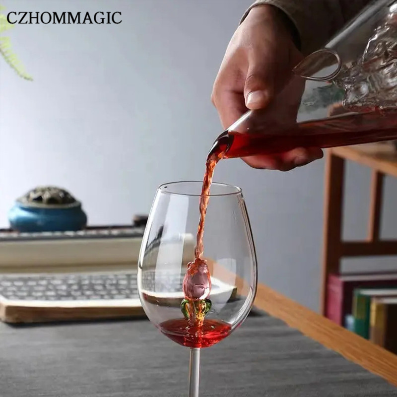 Funny Glass Wine Decanter 550ML Glass Alcohol Bottle Party Wine Accessories