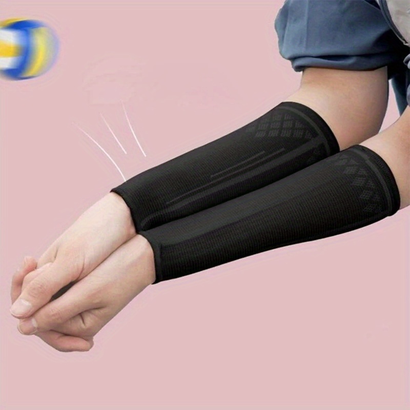 Volleyball Arm Sleeves Students Elastic Wristband Elbow Pads - Temu Canada