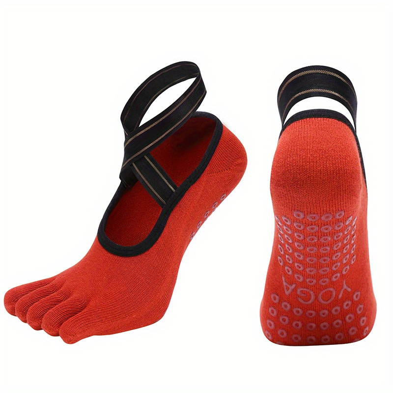  toesox Women's Bellarina Full Toe Grip Socks – Non-Slip Pilates  Socks, Yoga Socks with Grips, Barre Socks, Dance Socks Black : Clothing,  Shoes & Jewelry