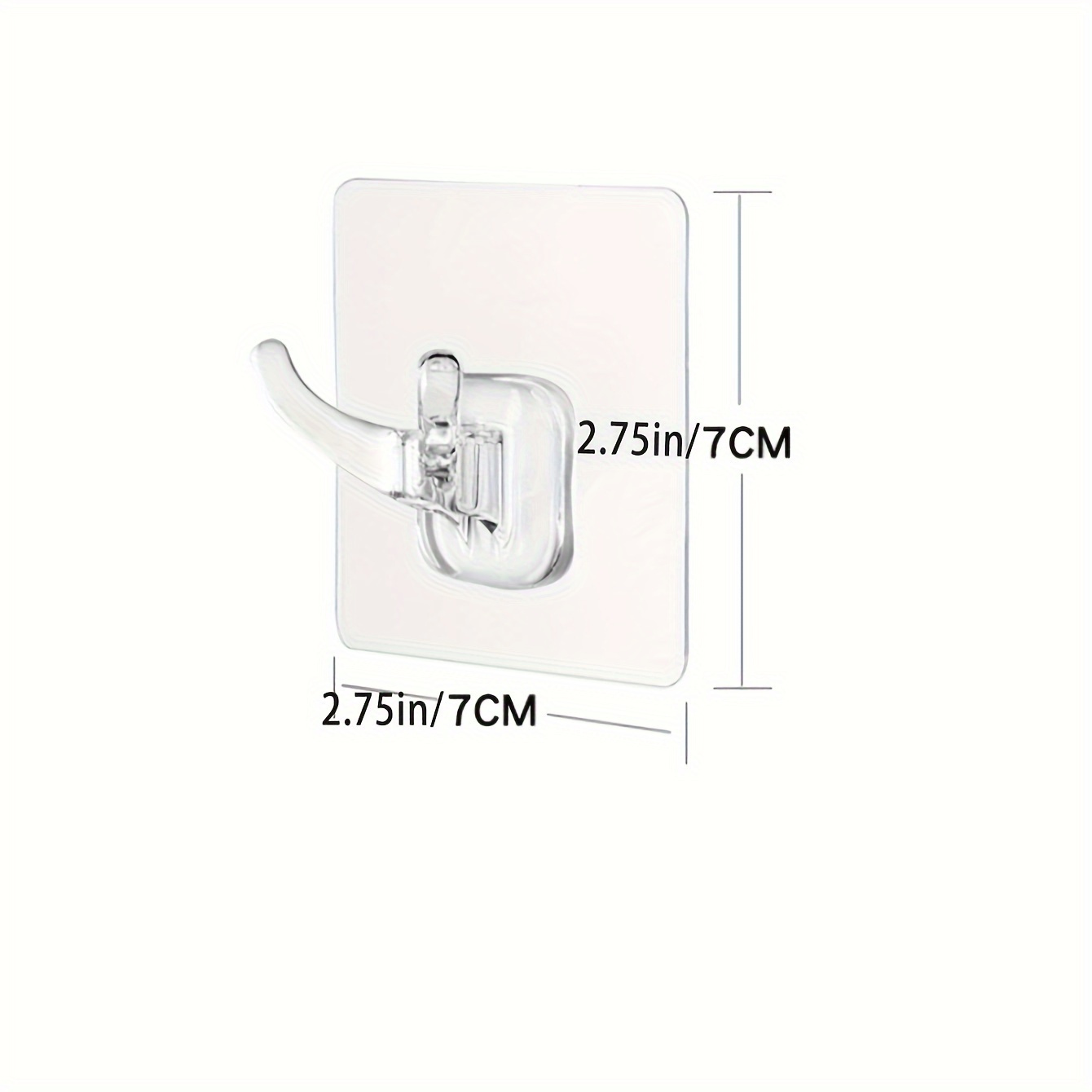 Transparent Adhesive Hook Shower Wall Shower Shaver Holder - Temu