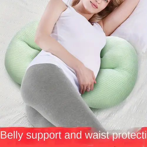 Almohada multifunción para mujer embarazada, cojín de maternidad para la  piel suave y agradable, protección lateral para dormir, soporte para la  cintura, 1 unidad - AliExpress