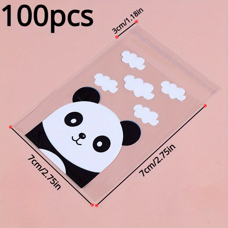 Christmas Gift Bags Cute Panda Pattern Candy Cookie Bag Gift - Temu Canada