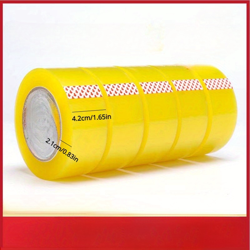 Cinta Adhesiva Transparente Transparente Amarilla De 100 - Temu